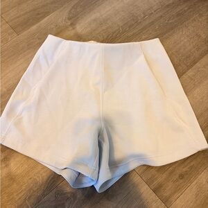 High Waist Women's Shorts in Light Blue